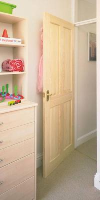 4 Panel Clear Pine Internal Door 