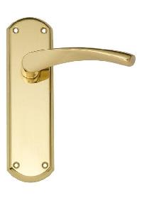 Garda Door Latch Brass