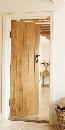 Solid Oak Ledged Hardwood Internal Door 
